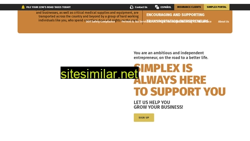 Simplexgroup similar sites