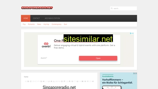 Singaporeradio similar sites
