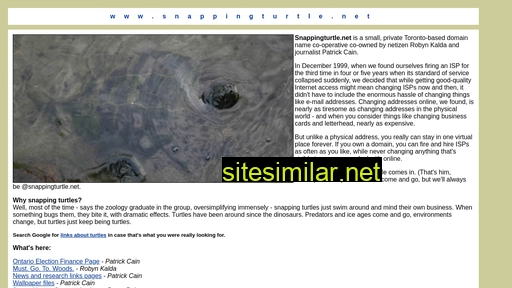 Snappingturtle similar sites