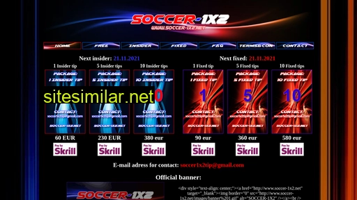 soccer-1x2.net alternative sites