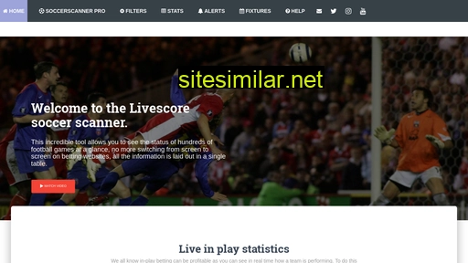 Soccerscanner similar sites