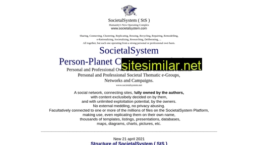 societalsystem.net alternative sites