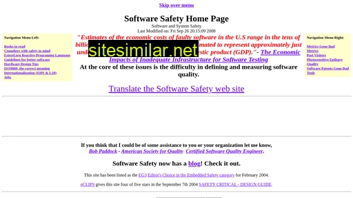 Softwaresafety similar sites