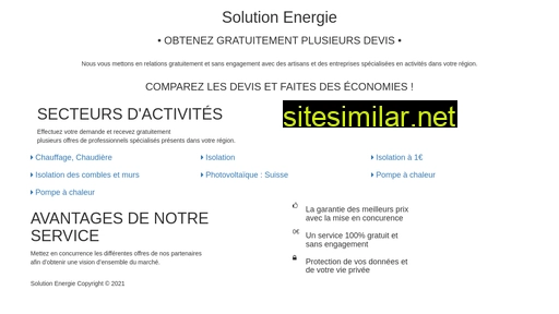 solution-energie.net alternative sites
