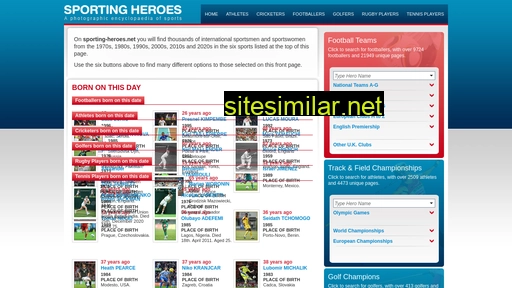 sporting-heroes.net alternative sites