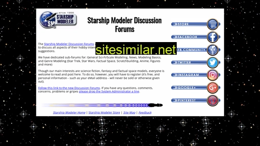 starshipmodeler.net alternative sites