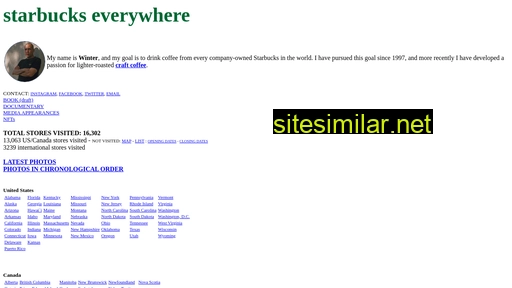 starbuckseverywhere.net alternative sites