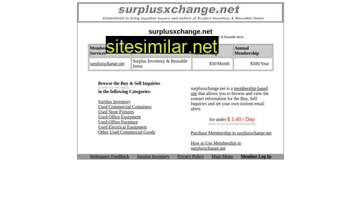 Surplusxchange similar sites