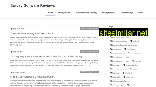 Survey-reviews similar sites
