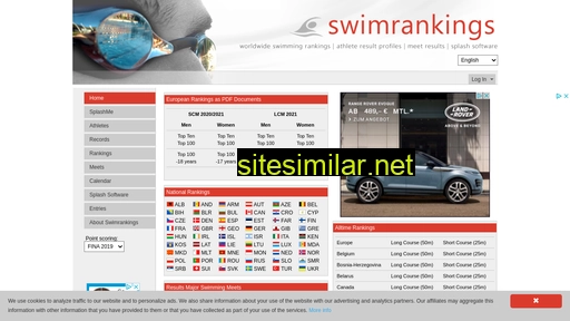 swimrankings.net alternative sites