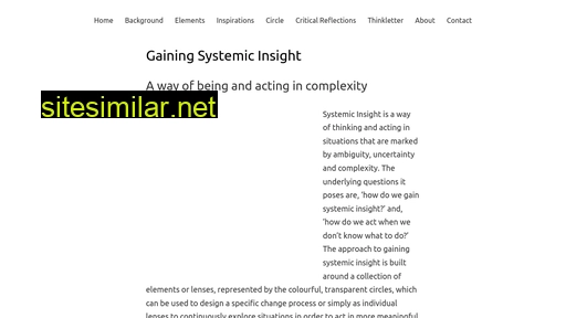 systemic-insight.net alternative sites