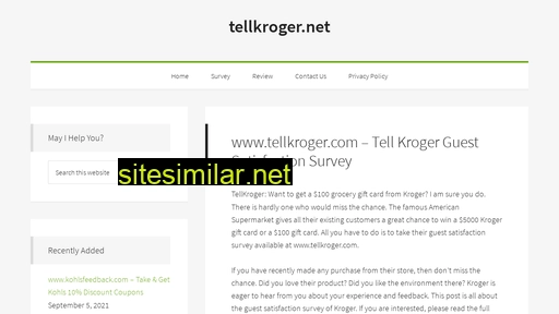 tellkroger.net alternative sites