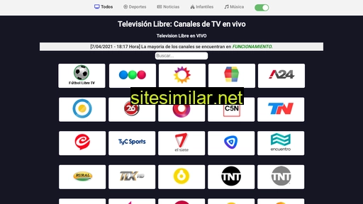 televisionlibre.net alternative sites
