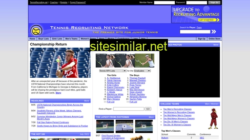 tennisrecruiting.net alternative sites