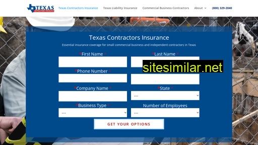 texascontractorsinsurance.net alternative sites