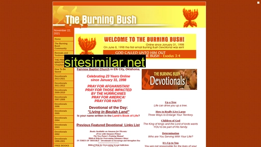 theburningbush.net alternative sites