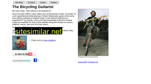 thebicyclingguitarist.net alternative sites