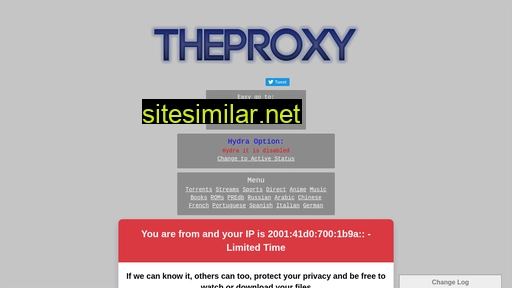 Theproxies similar sites