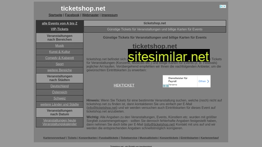 ticketshop.net alternative sites