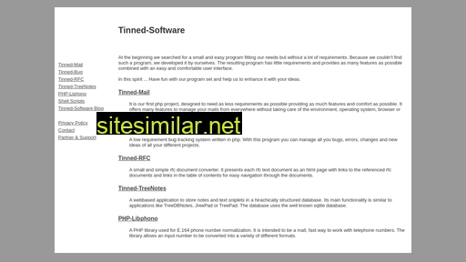 Tinned-software similar sites
