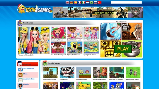 Toongames similar sites