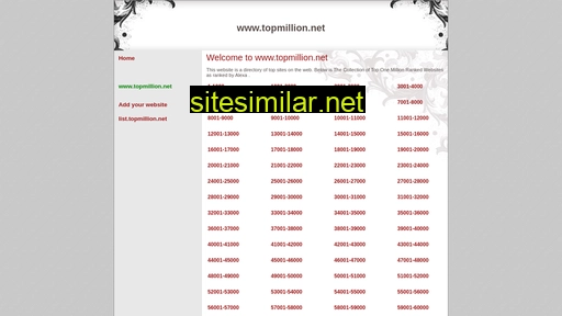 topmillion.net alternative sites