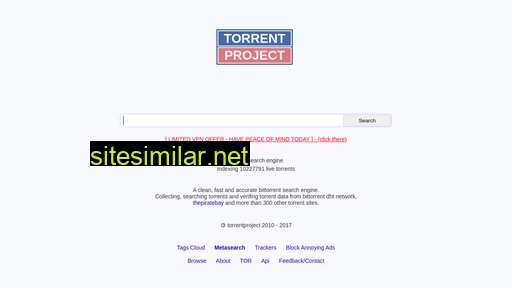 torrentproject2.net alternative sites