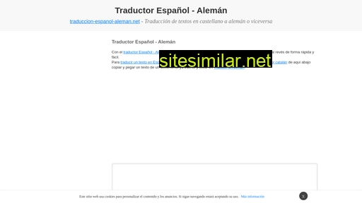 Traduccion-espanol-aleman similar sites