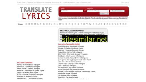 translatelyrics.net alternative sites