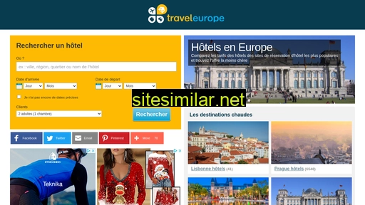 Traveleurope similar sites