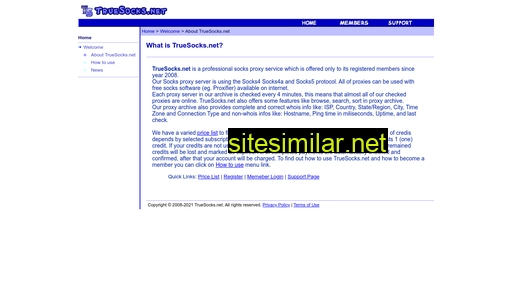 truesocks.net alternative sites