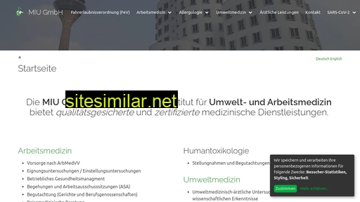 umweltmedizin.net alternative sites