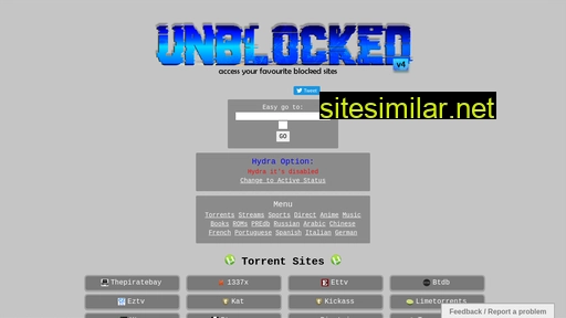 unblockedstreaming.net alternative sites