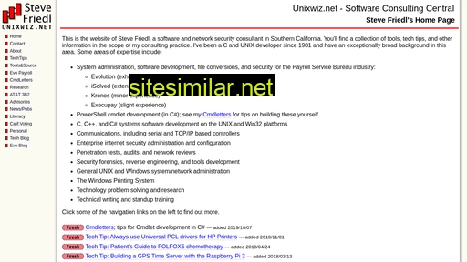Unixwiz similar sites