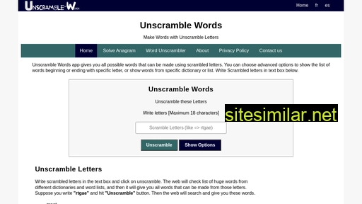 unscramble-words.net alternative sites