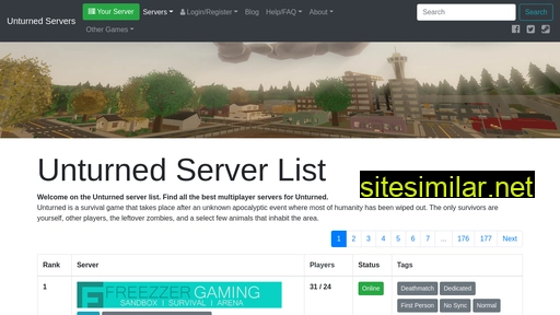 Unturned-servers similar sites