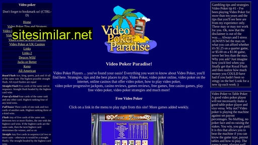 videopokerparadise.net alternative sites