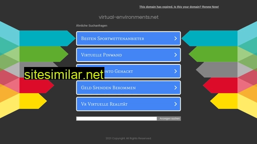 virtual-environments.net alternative sites