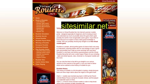 Virtual-roulette similar sites