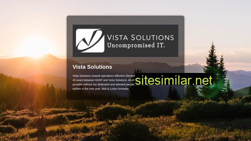 Vistasolutions similar sites