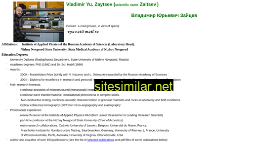 vladimir.zaytsev.net alternative sites
