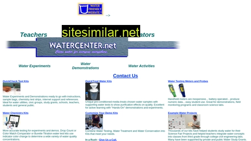 watercenter.net alternative sites