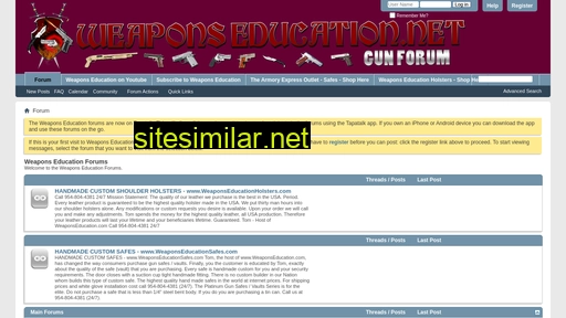 weaponseducation.net alternative sites