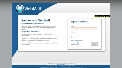 webmail.alphacomm.net alternative sites