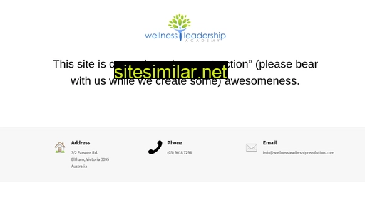 wellnessleadership.net alternative sites