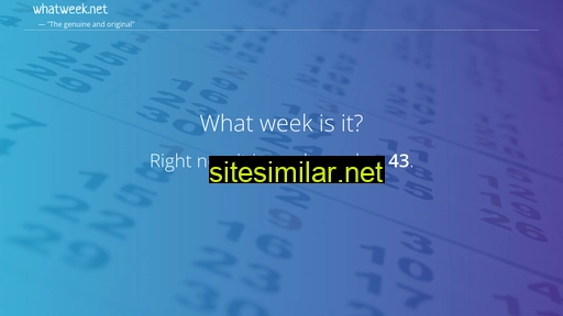 whatweek.net alternative sites