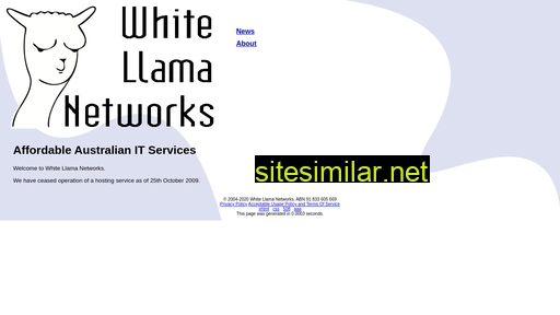 Whitellama similar sites