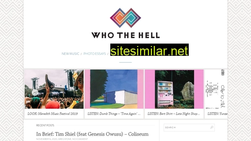 whothehell.net alternative sites
