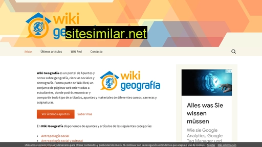 Wikigeografia similar sites