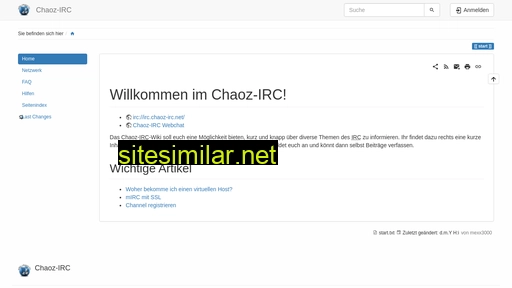 wiki.chaoz-irc.net alternative sites